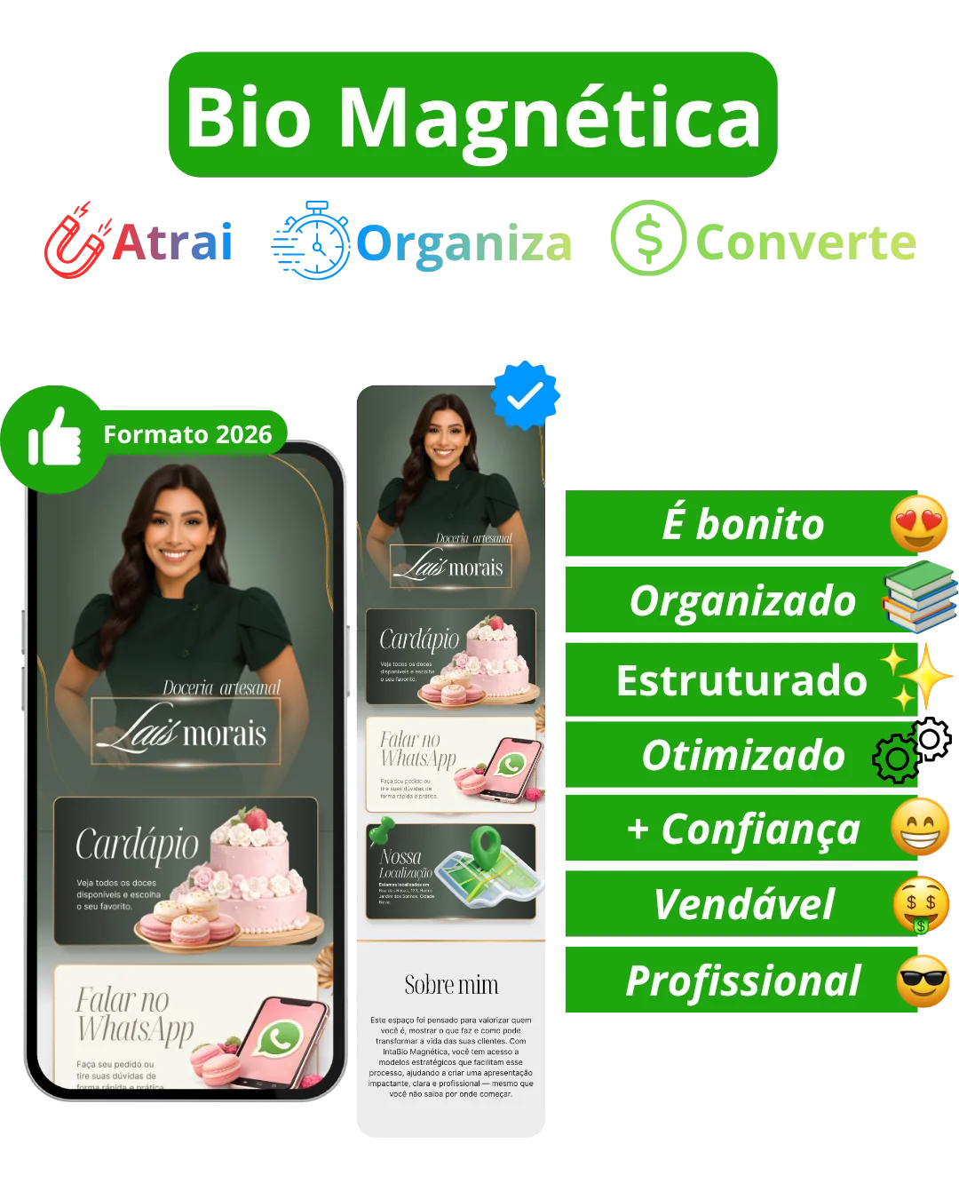 Bio Magnética — atrai, organiza, converte