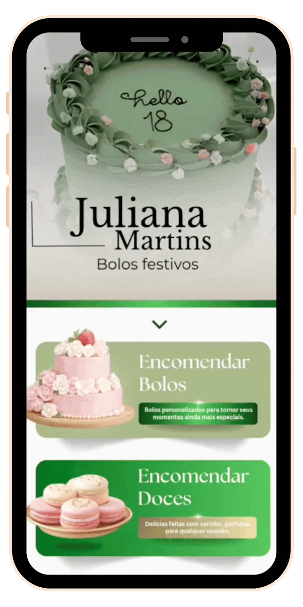 Mini-site Bio Magnética funcionando